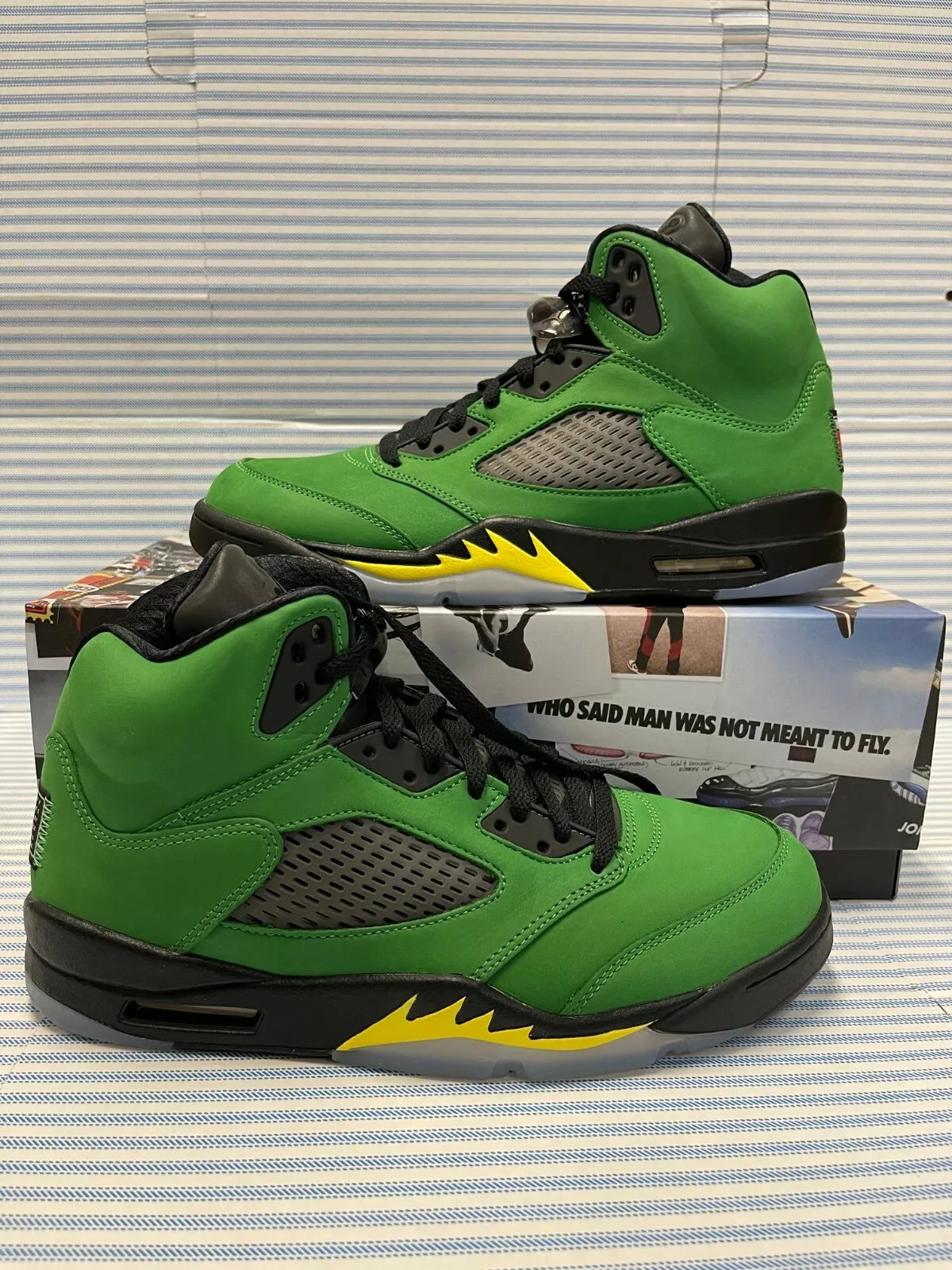 Nike Air Jordan 5 Oregon Ducks Retro Apple Green